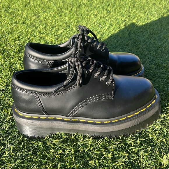NWT! DR. MARTENS AUDRICK NAPPA LEATHER PLATFORM SHOES - Picture 9 of 13
